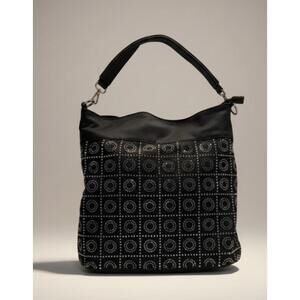Black Hobo Bag by Ruby